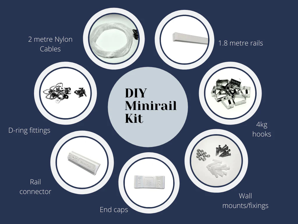 DIY Minirail Kit -  50m / FIFTY METRE RAIL KIT  *  Delivery included to most metro areas in Eastern States