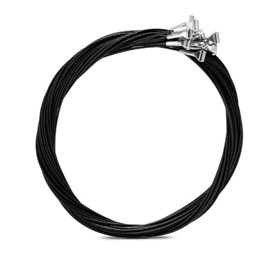 MINIRAIL CABLE  Black stainless steel 150cm. Capacity up to 25kg (LSC15B)