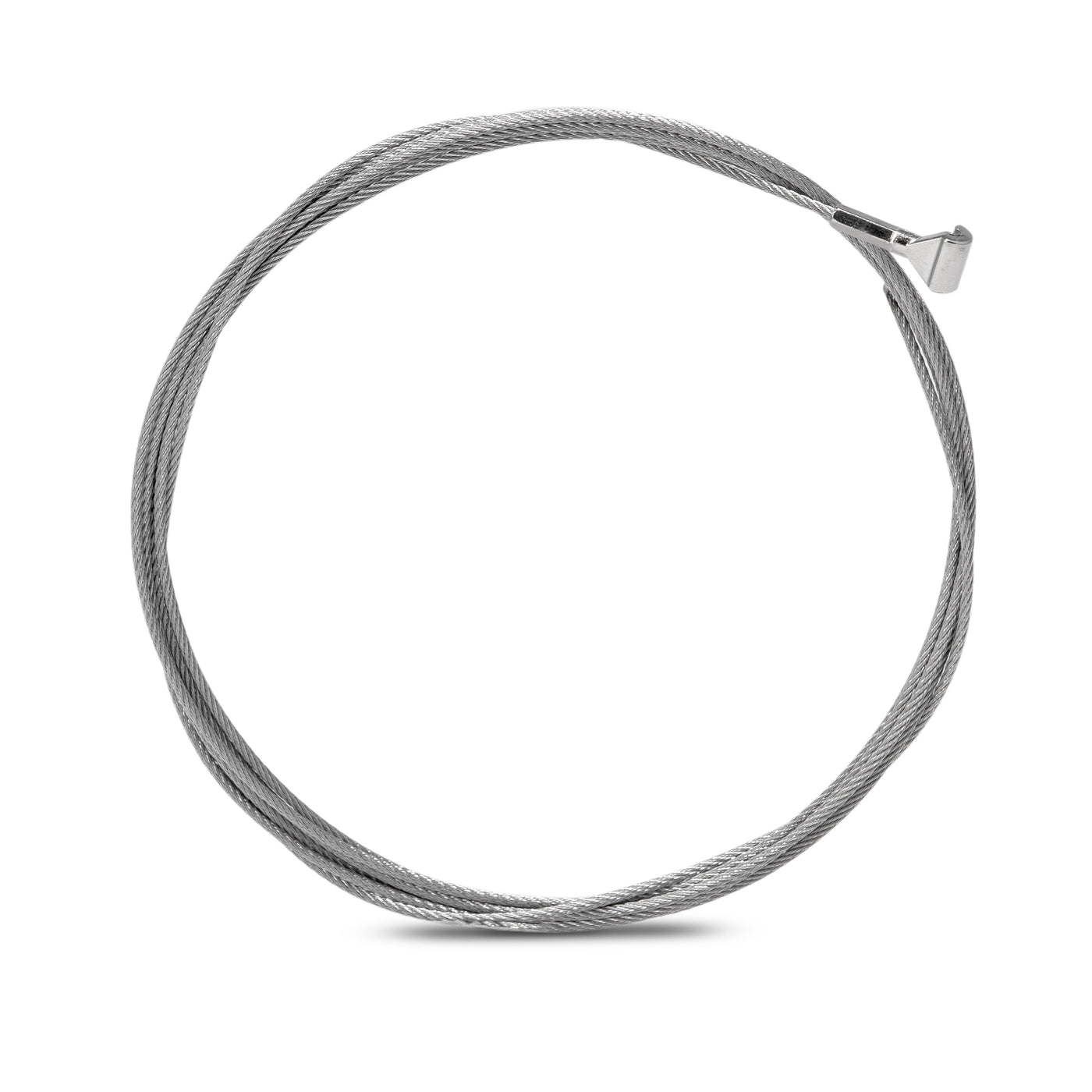 MINIRAIL CABLE  Silver stainless steel cable 200cm. Capacity up to 25kg (LSC2)