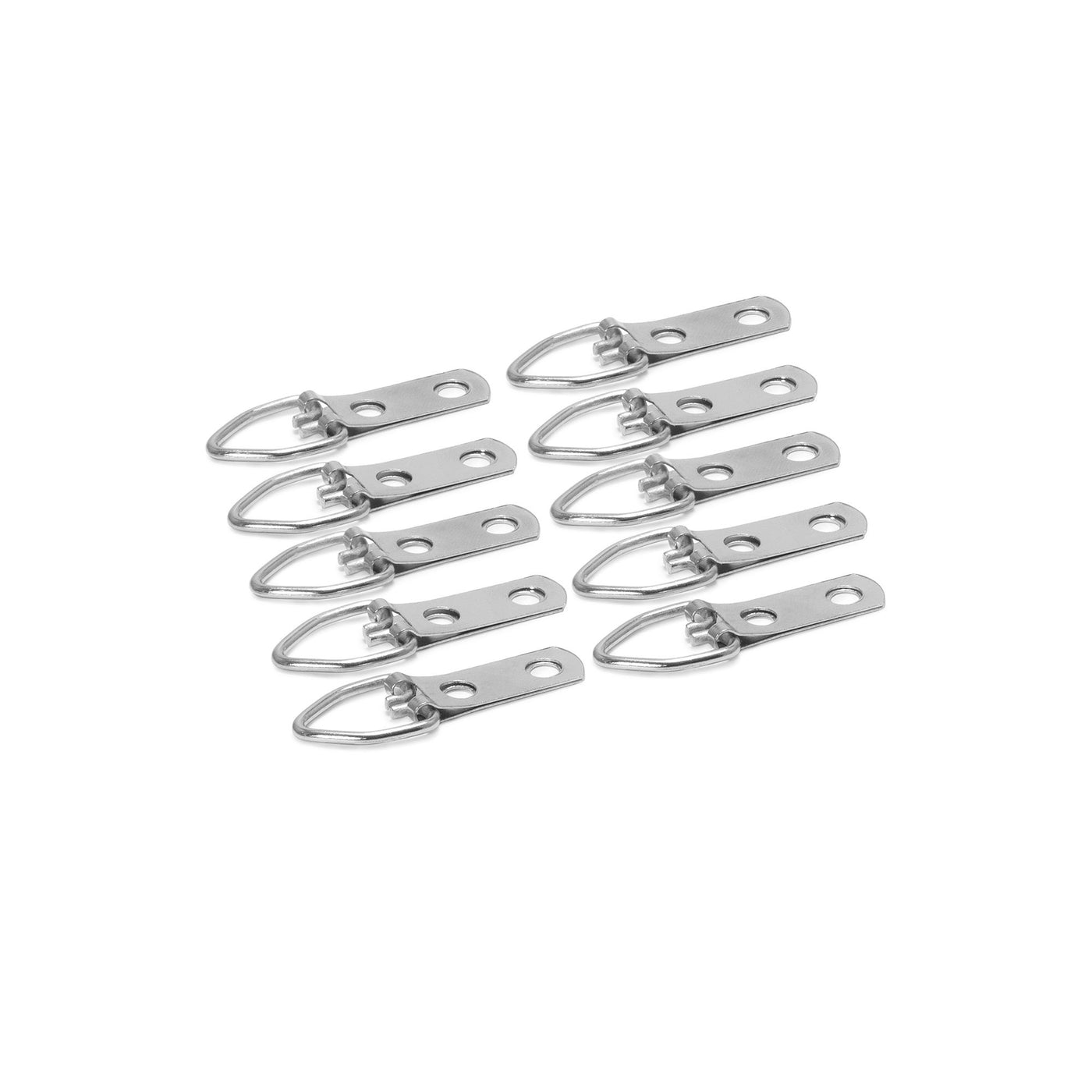 DR10 2 hole d-ring 10kgs (inc 12mm screws) Available in 10 -1000 packs.